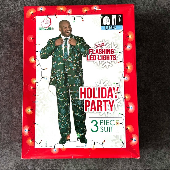 NIB Life of the Party 3 Piece Christmas Suit - Picture 1 of 14
